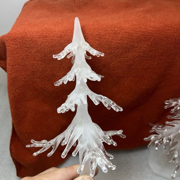 Dept 56 Village Icicle Trees #56722 Set of 3 Village Accessories- RETIRED - Picture 7 of 12